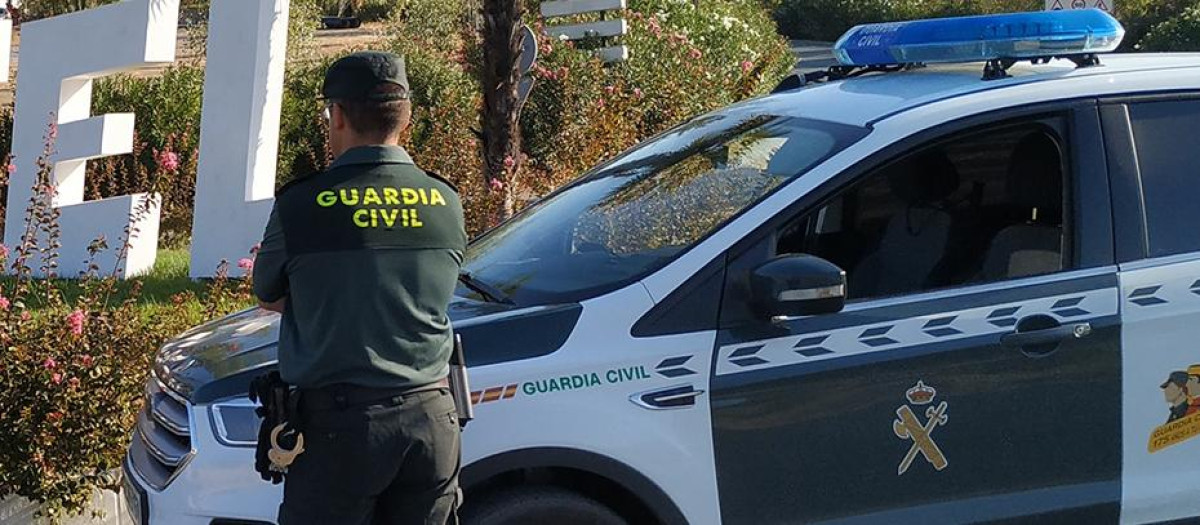 Un agente de la Guardia Civil, en una imagen de archivo