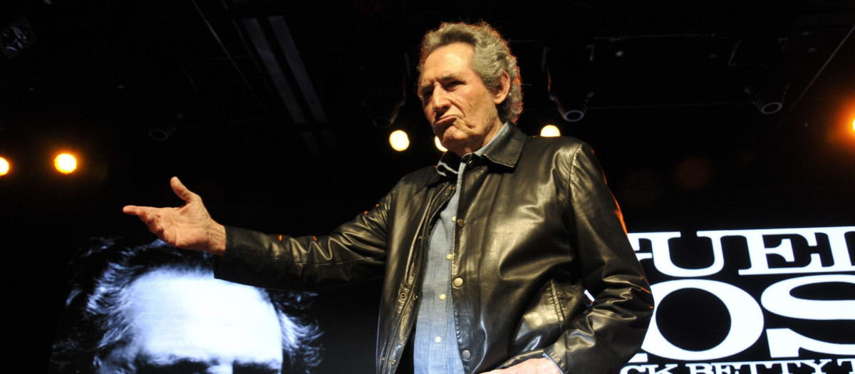 Miguel Ríos durante un concierto el pasado año