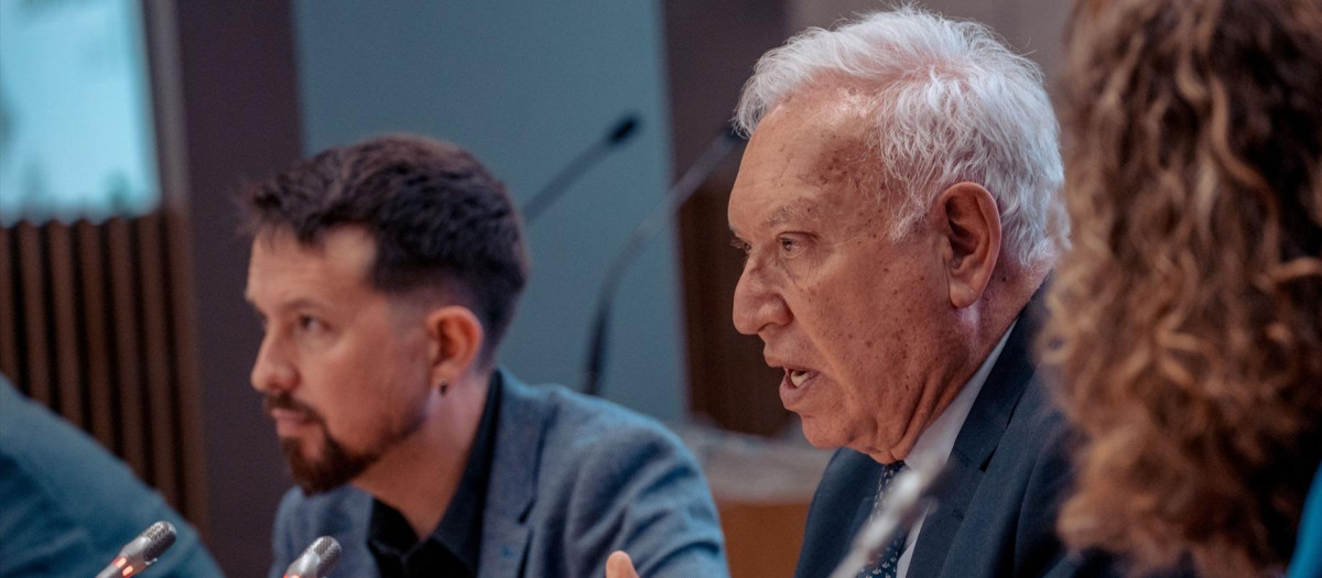 Pablo Iglesias y José Manuel García-Margallo, en una imagen de archivo