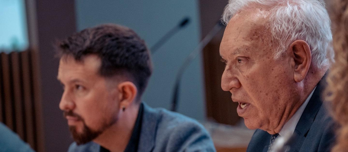 Pablo Iglesias y José Manuel García-Margallo, en una imagen de archivo