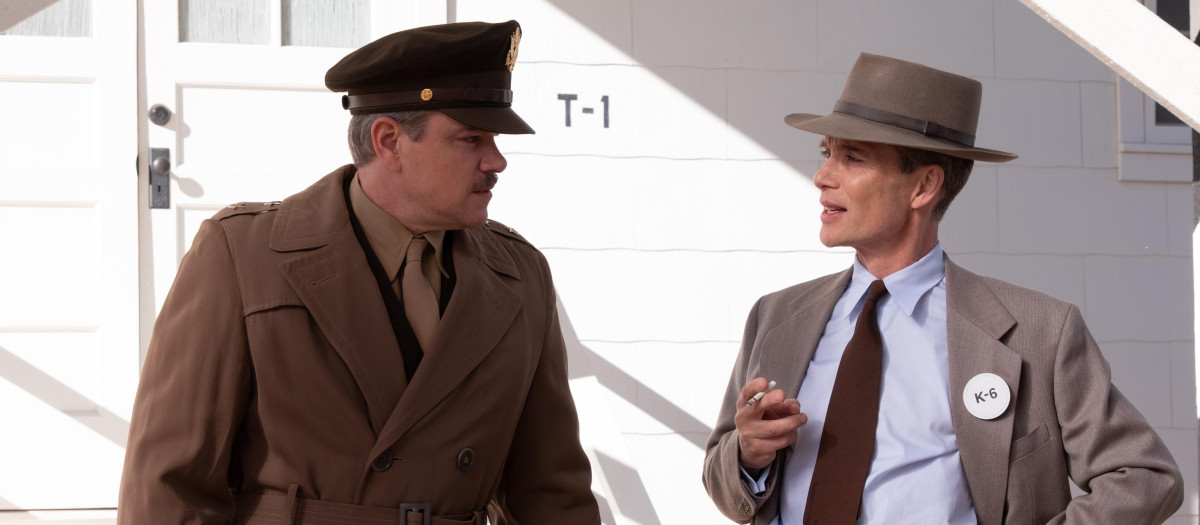 Matt Damon y Cillian Murphy, en Oppenheimer