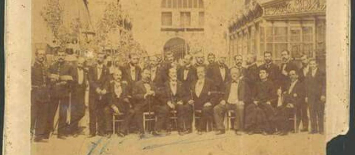 Inauguración del mercado central de la Corredera