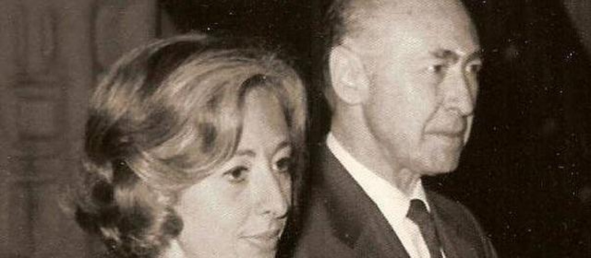 Eduardo de Rojas, conde de Montarco con su hija Blanca