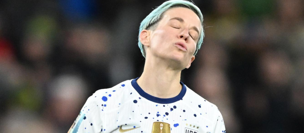 Megan Rapinoe, en su último partido con Estados Unidos