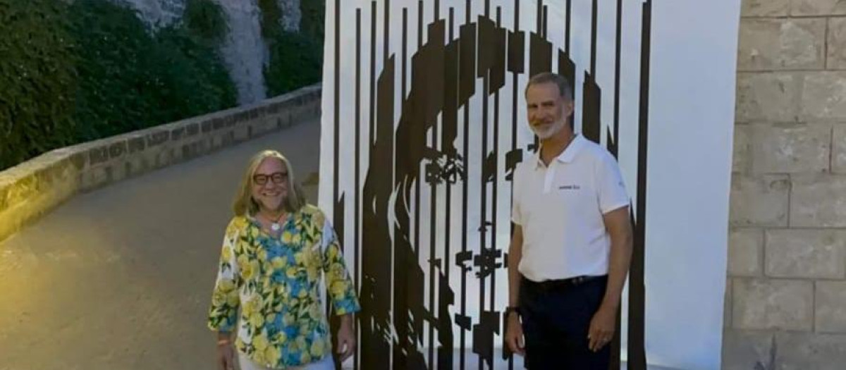 Lolo Garner y Felipe VI