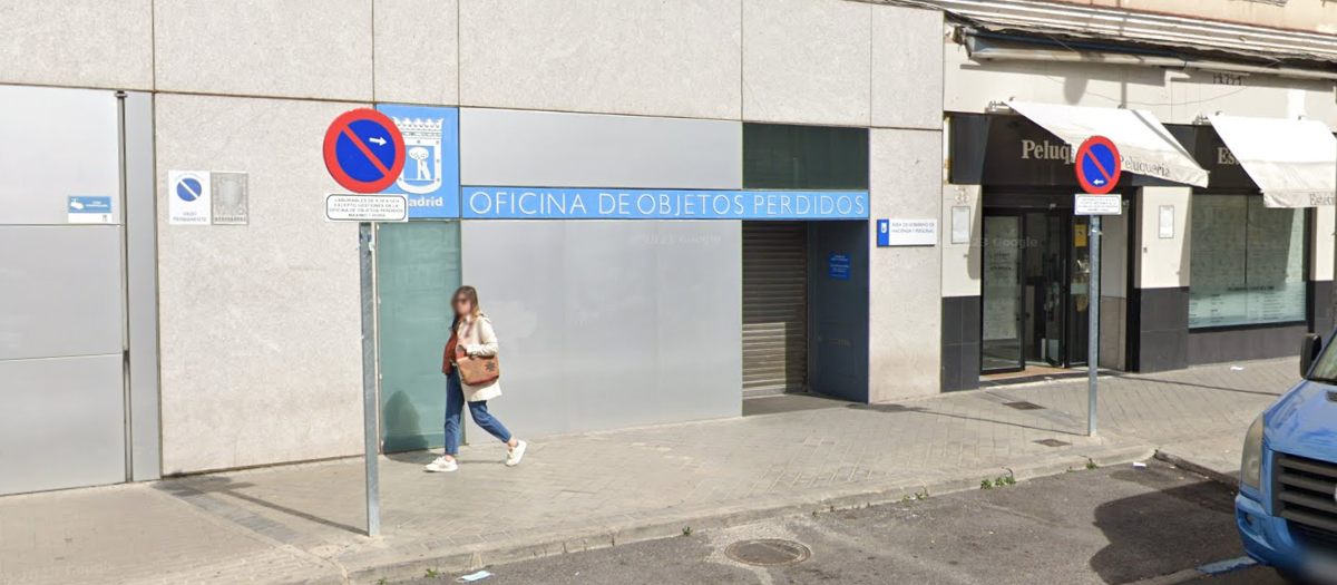 Oficina de objetos perdidos en Madrid