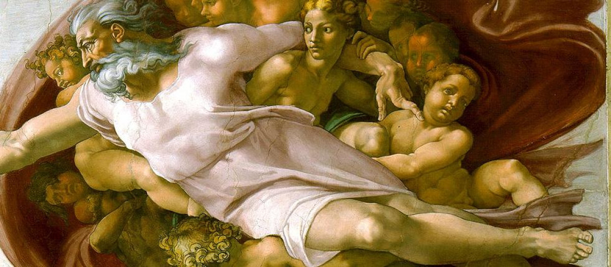 LA creación de Adán es la imagen más famosa de la Capilla Sixtina