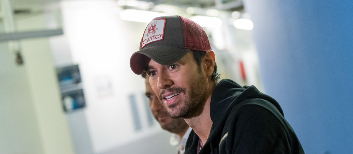 Singer Enrique Iglesias in Stockholm, Sweden 2017-05-03