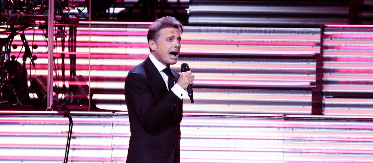 Luis Miguel durante su concierto en Buenos Aires el pasado 4 de agosto