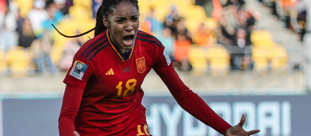 Salma Paralluelo ha anotado el gol que ha dado a España el pase a las semifinales del Mundial
