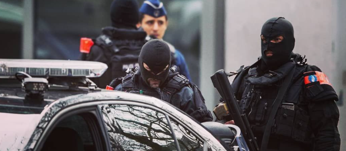 Miembros de la brigada anti robo de la policía de Bruselas
