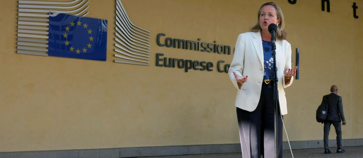 Nadia Calviño, en una imagen de archivo en Bruselas