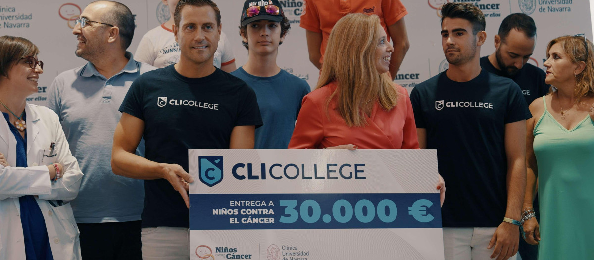 Pablo Fernández ha donado 100.000 euros para luchar contra el cáncer infantil