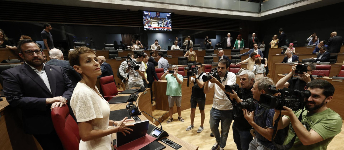 La nueva presidenta de Navarra, María Chivite
