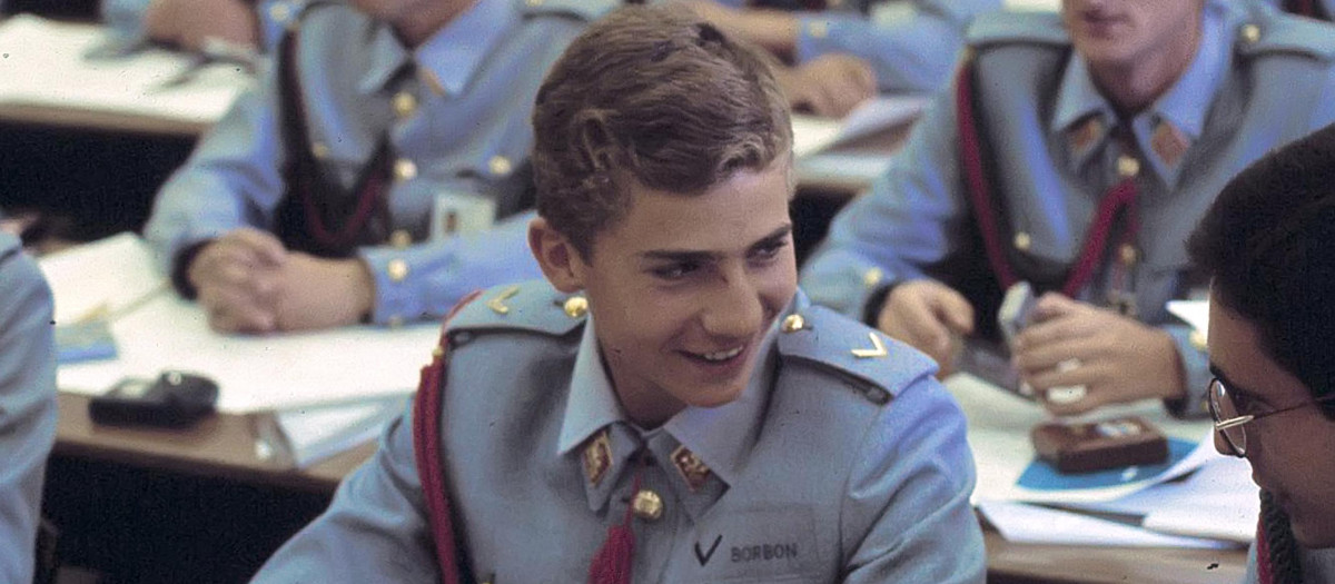 El príncipe de Asturias, Felipe de Borbón en la Academia General Militar de Zaragoza