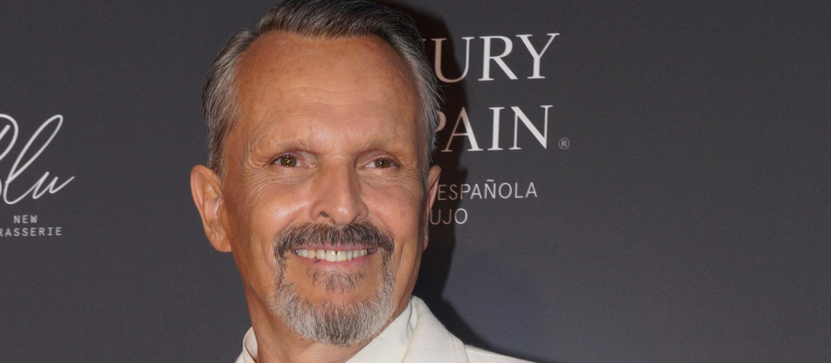 El cantante Miguel Bosé, en Marbella