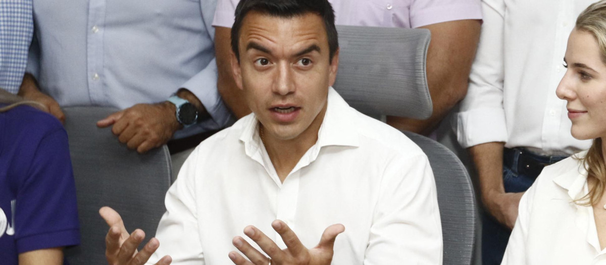 Daniel Noboa candidato presidencial de Ecuador