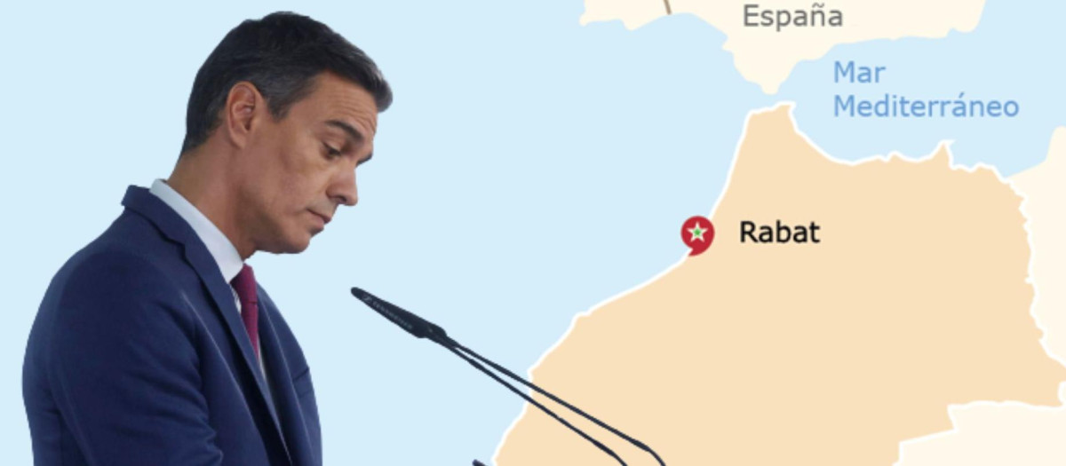 Pedro Sánchez, sobre el mapa de Marruecos de la embajada en España