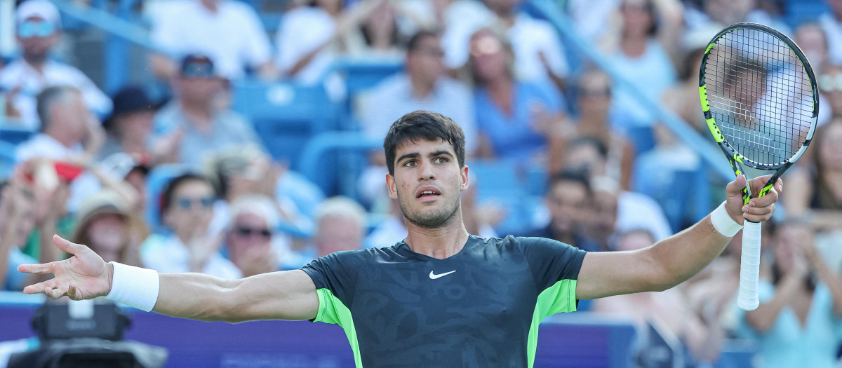 Carlos Alcaraz ha dado un paso adelante en esta gira previa al US Open