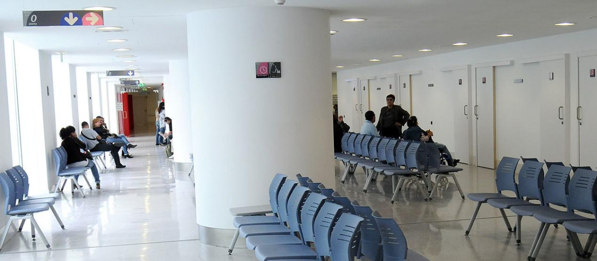 Sala de espera de un hospital canario