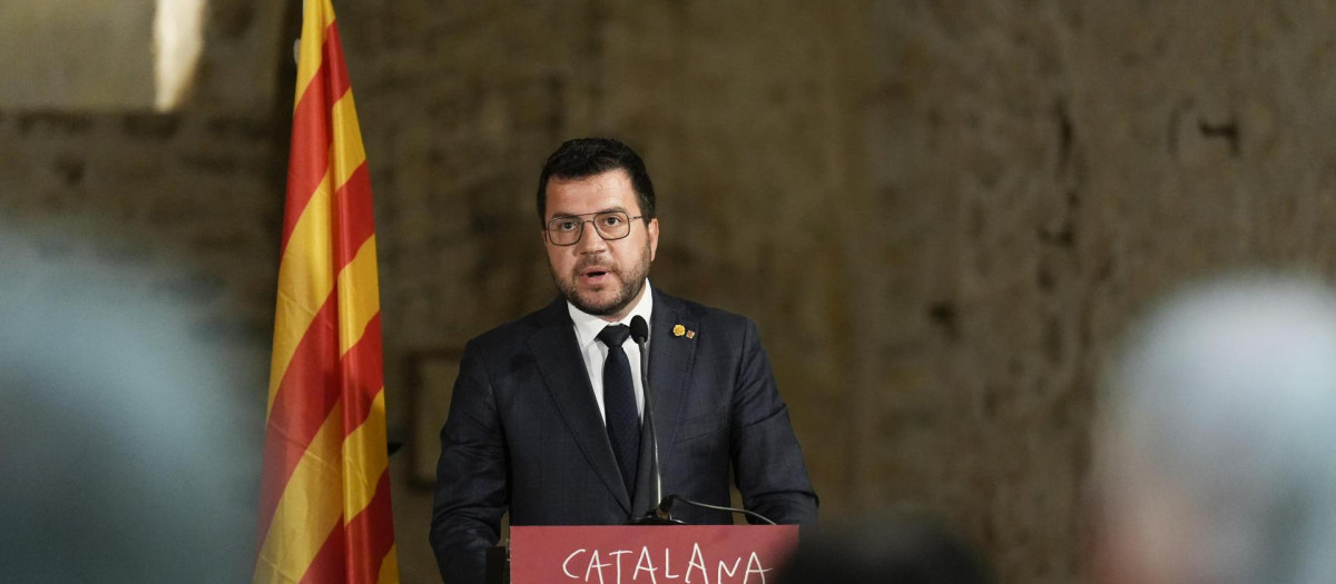 El presidente de la Generalitat, Pere Aragonés, en una foto de archivo