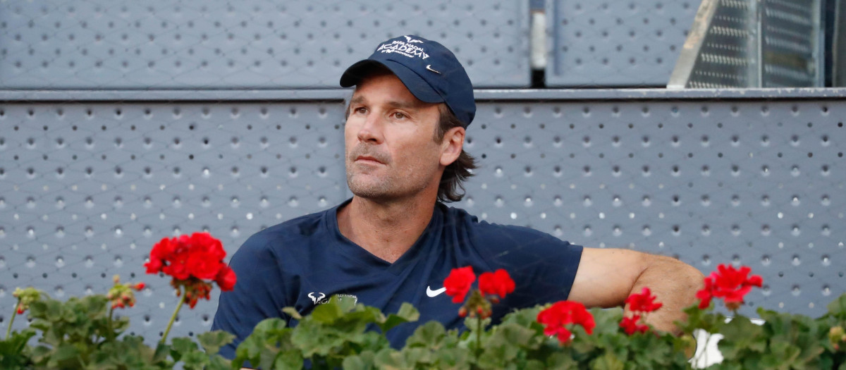 Carlos Moyá, en el Master Series de Madrid (2022)