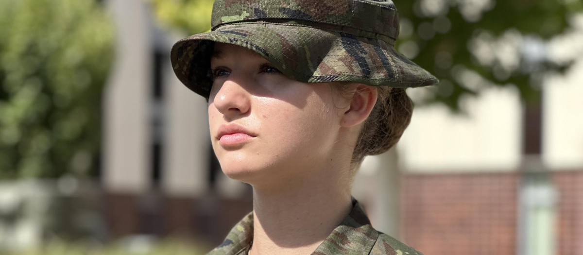 La Princesa Leonor, en la Academia General Militar de Zaragoza