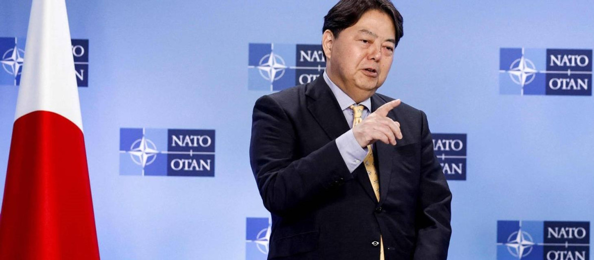 El ministro de Asuntos Exteriores, Yoshimasa Hayashi