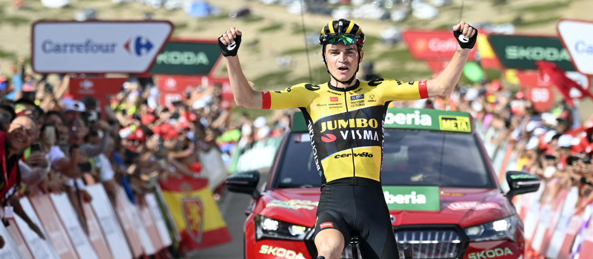 Sepp Kuss, ganador de la etapa de este jueves de La Vuelta