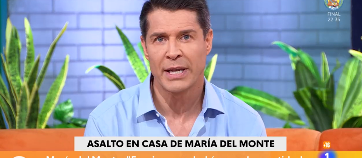 Fotograma de Jaime Cantizano en Mañaneros, el nuevo magacín de La1