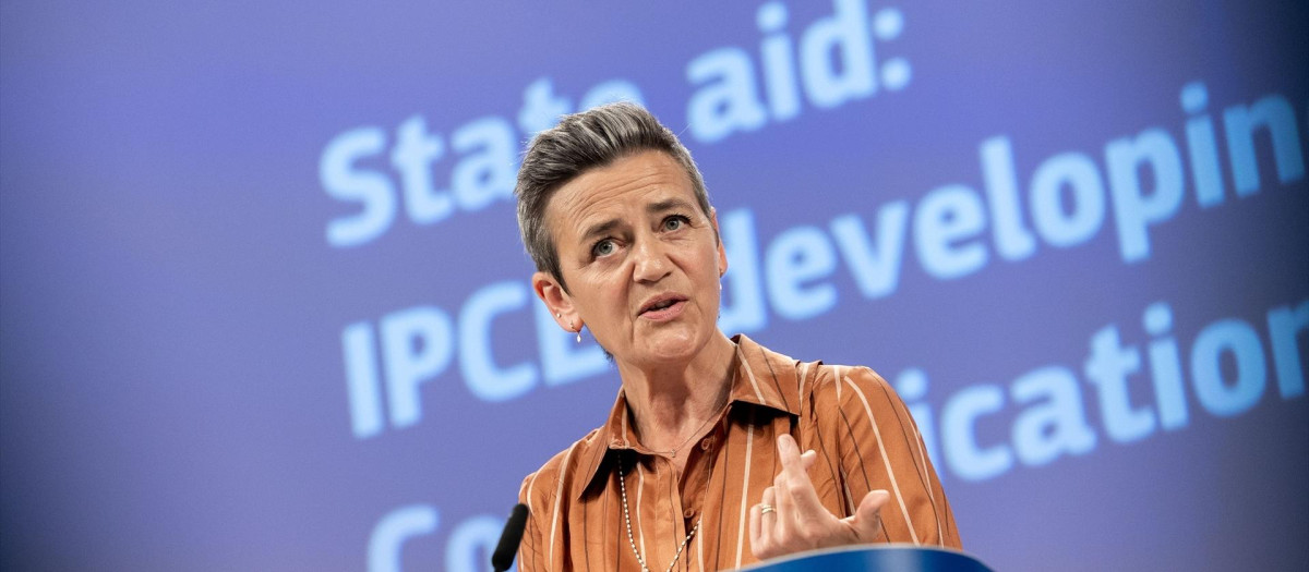 La comisaria danesa Margrethe Vestager.