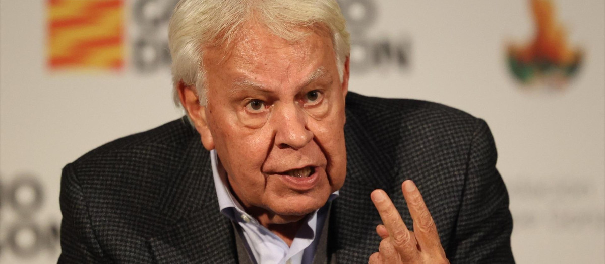 El expresidente del Gobierno de España Felipe González