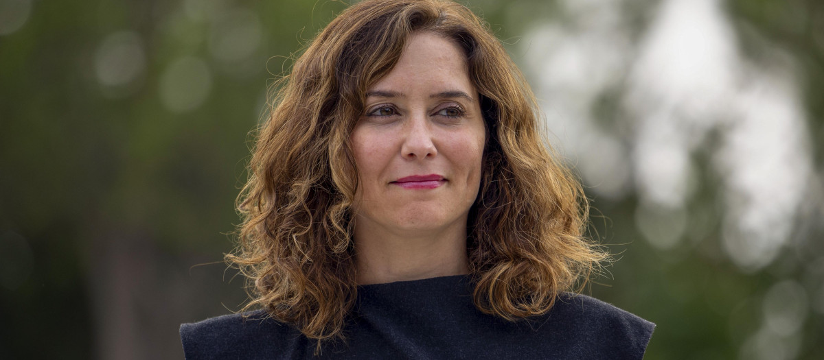 La presidenta de la Comunidad de Madrid, Isabel Díaz Ayuso