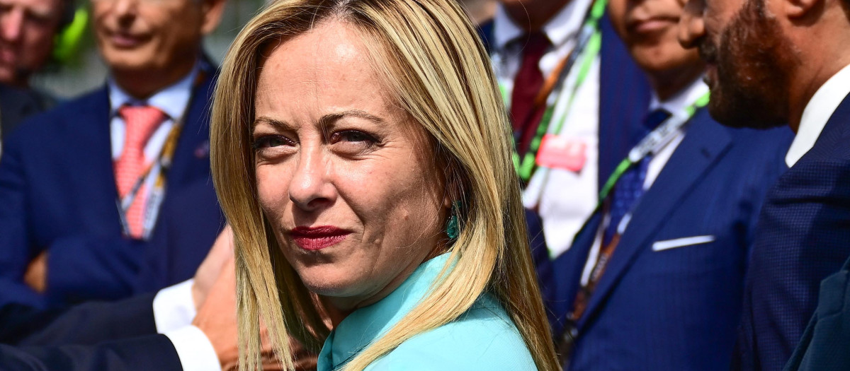 La primera ministra italiana, Giorgia Meloni
