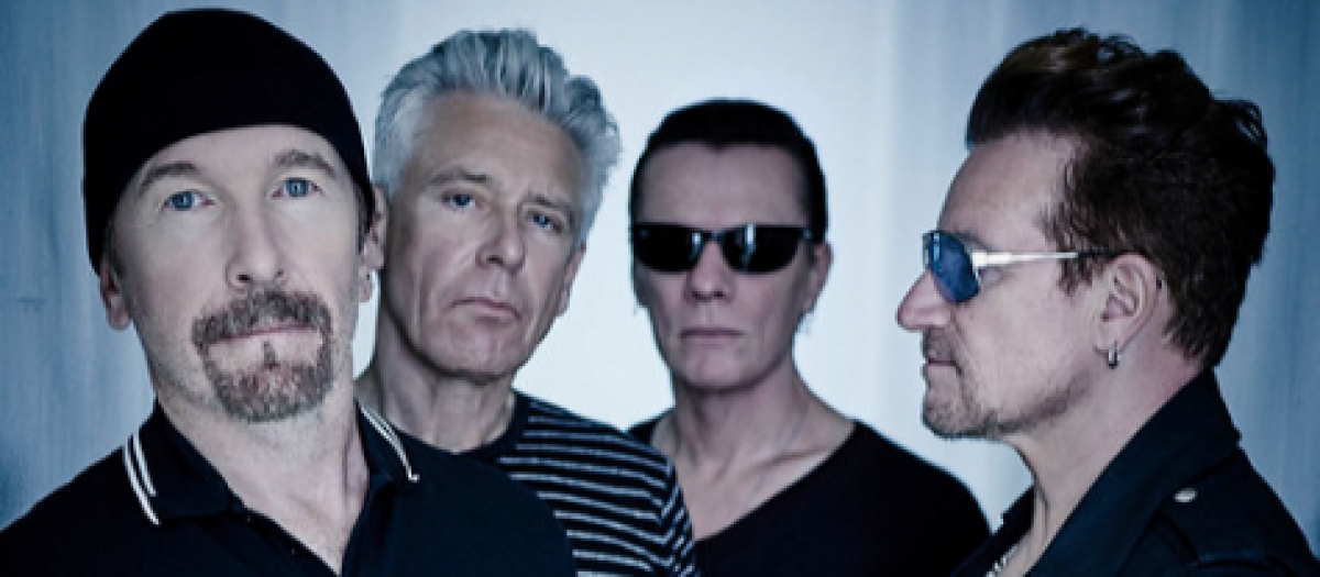 U2 (The Edge, Adam Clayton, Larry Mullen Jr. y Bono)