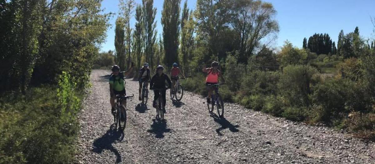 Bicigrinos en la ruta al Rocío de 2021