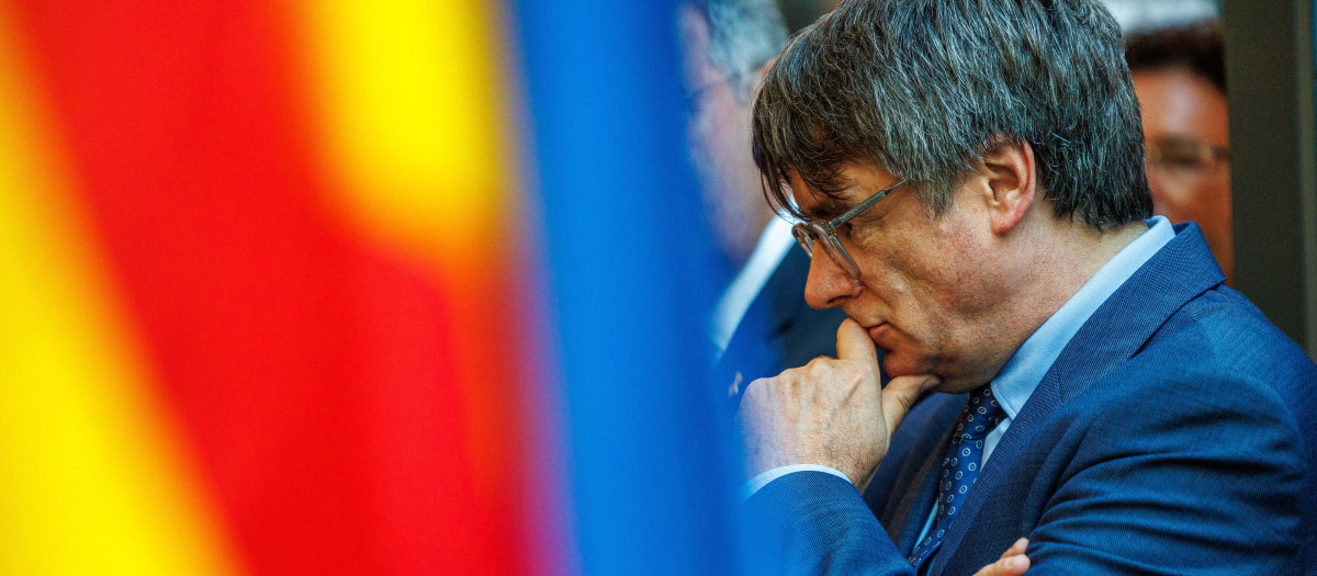 Carles Puigdemont, en el Parlamento Europeo