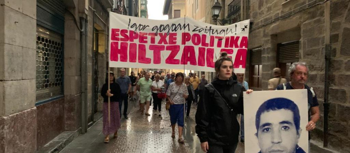 Homenaje al etarra Igor González que se celebró el pasado día 4 en Bilbao