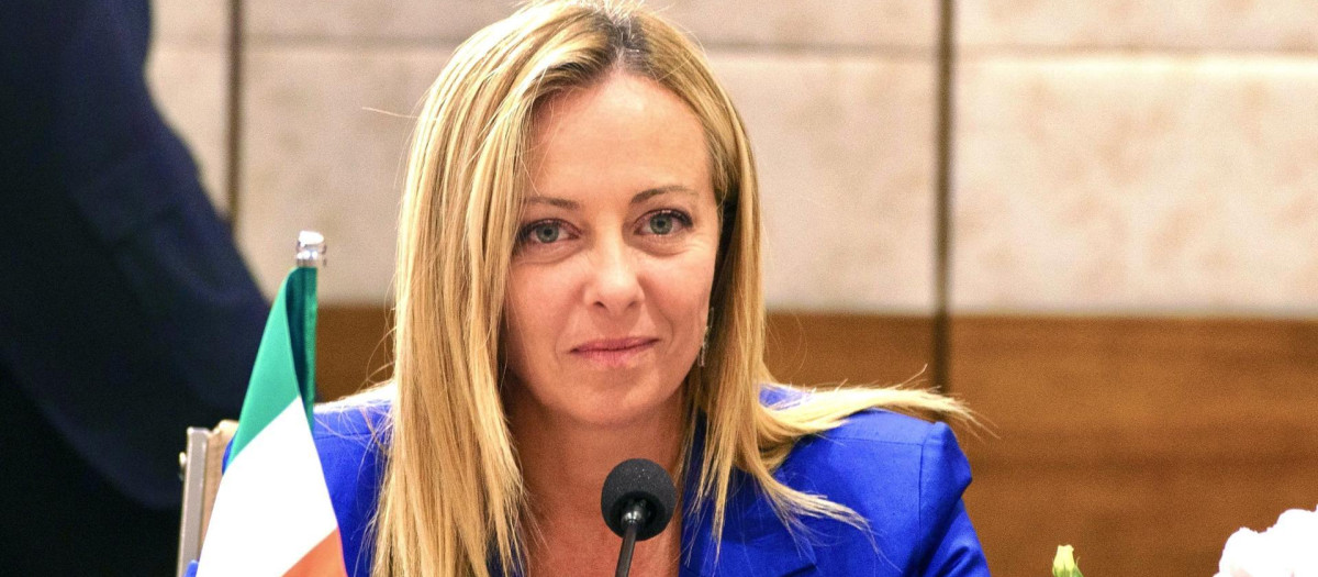 La primera ministra de Italia, Giorgia Meloni