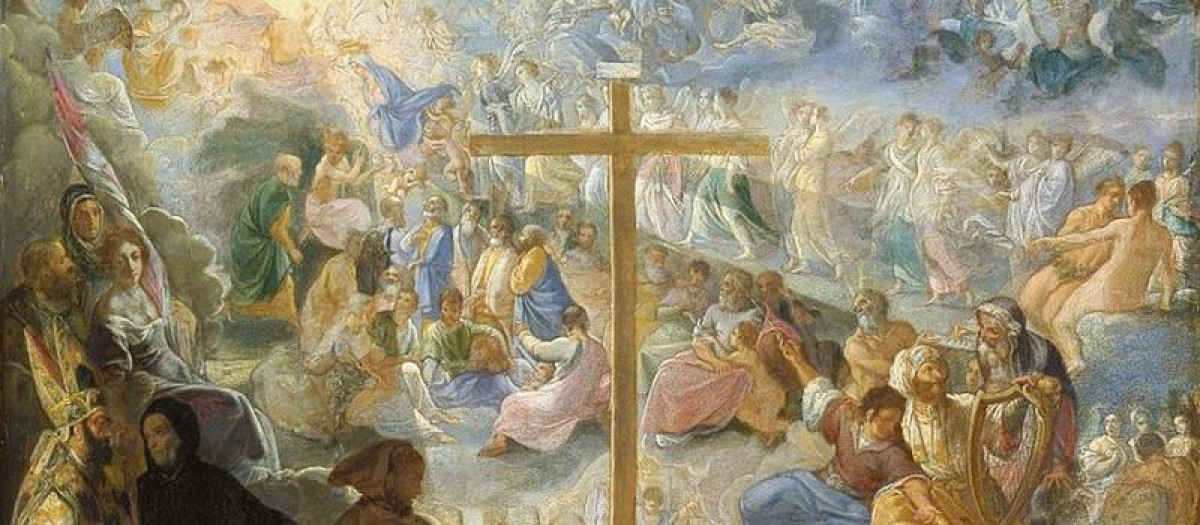 Exaltación de la Santa Cruz, de Adam Elsheimer