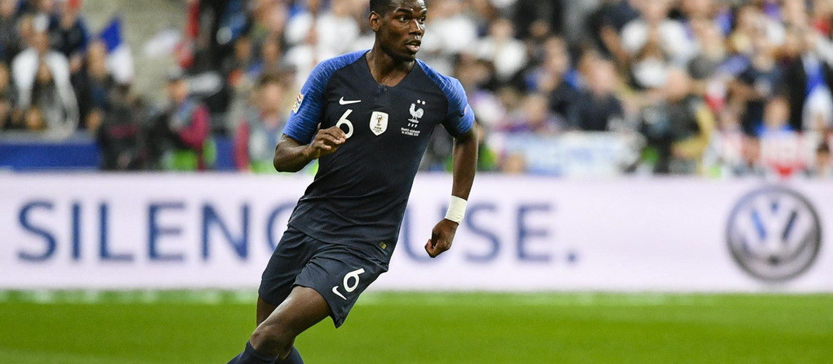 Paul Pogba, en una imagen de archivo durante un encuentro con Francia