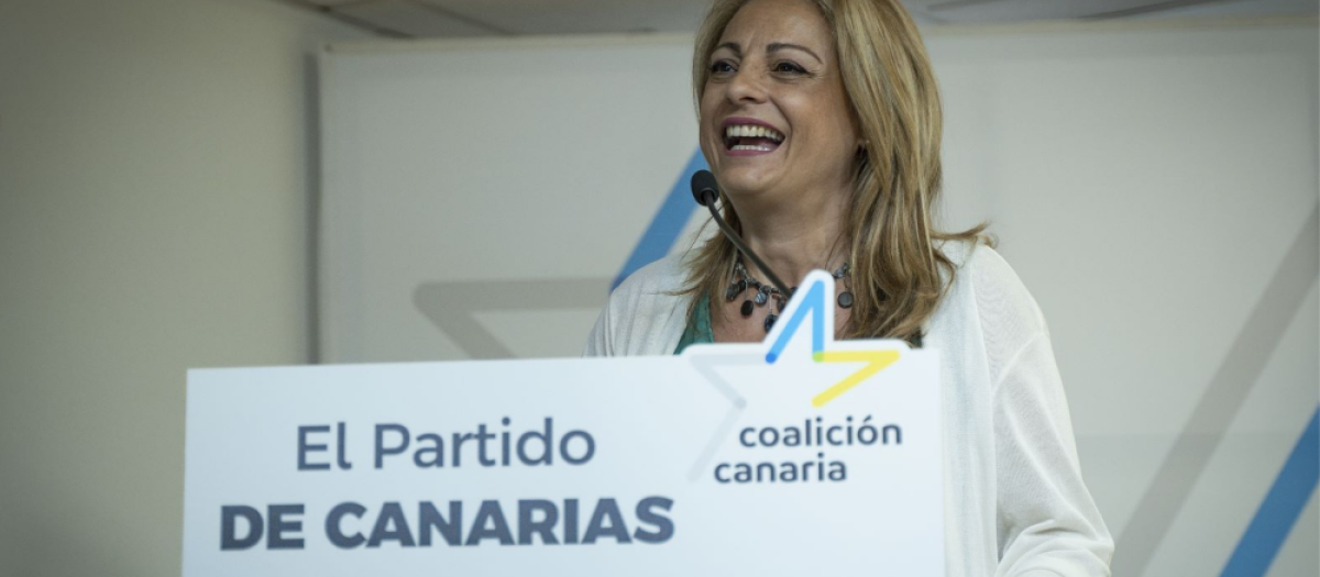 La diputada de Coalición Canaria, Cristina Valido