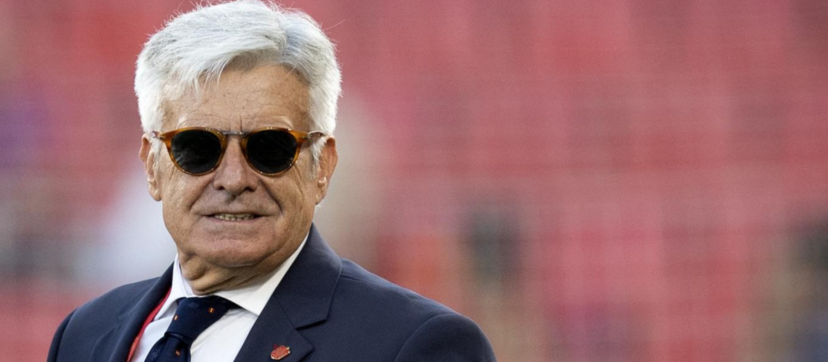 Pedro Rocha, presidente de la RFEF tras la dimisión de Luis Rubiales