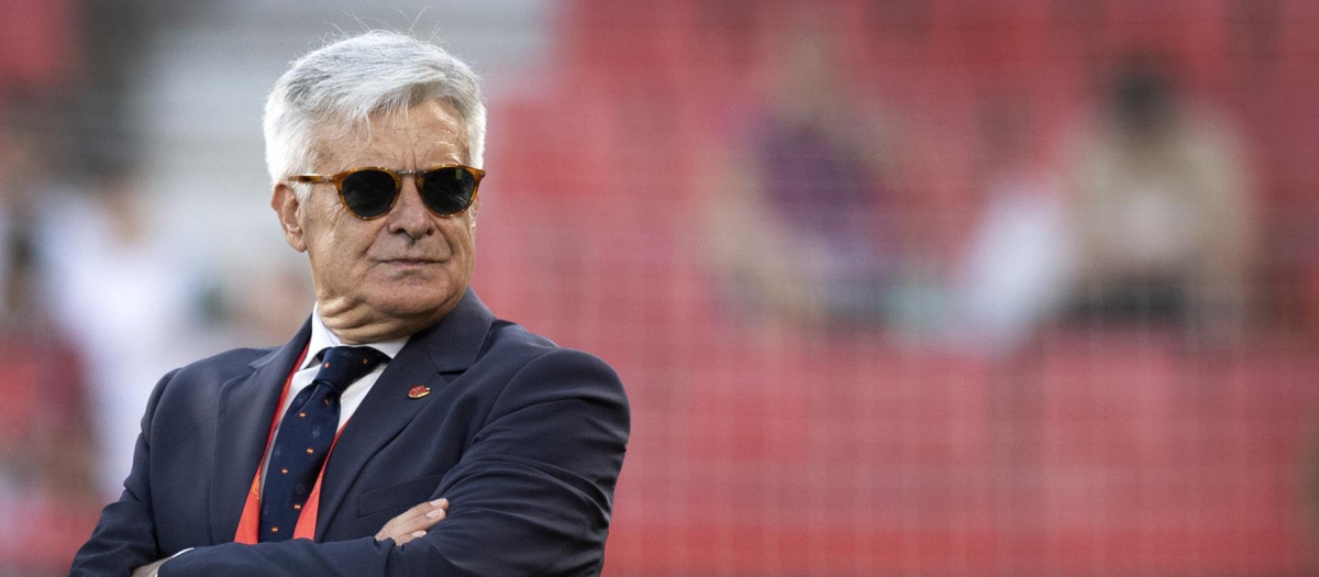 Pedro Rocha, presidente de la RFEF tras la dimisión de Luis Rubiales