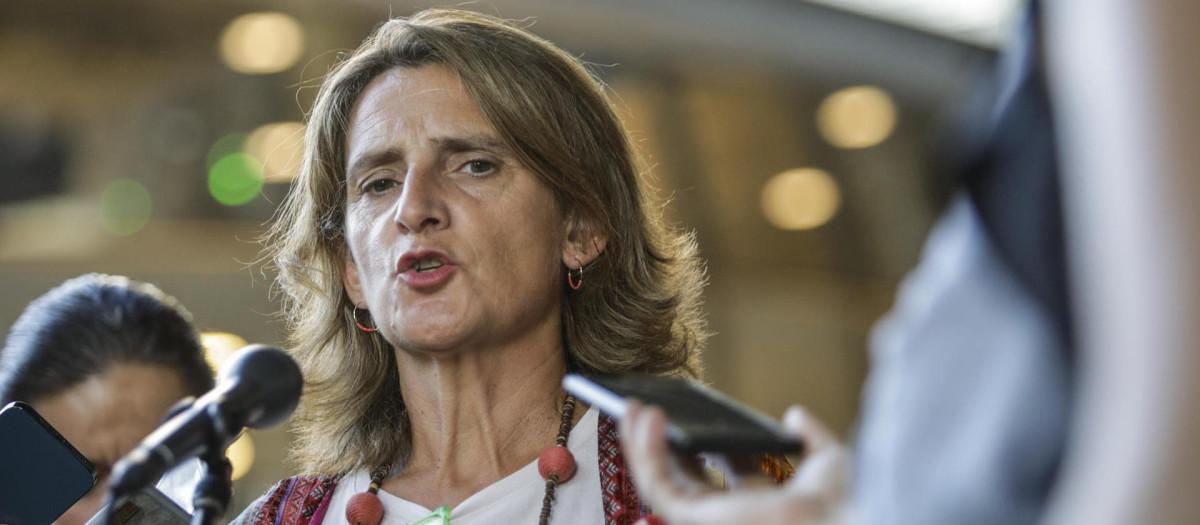 La vicepresidenta tercera y ministra para la Transición Ecológica, Teresa Ribera