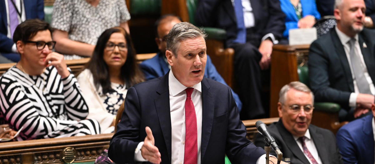 Keir Starmer, líder del Partido Laborista del Reino Unido