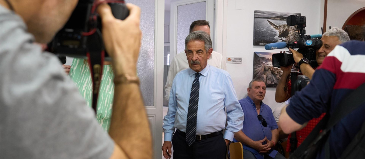 El líder del PRC, Miguel Ángel Revilla, en una imagen de archivo