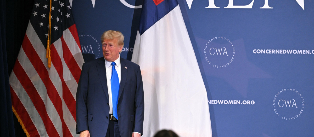 Donald Trump, durante un mitin el 15 de septiembre