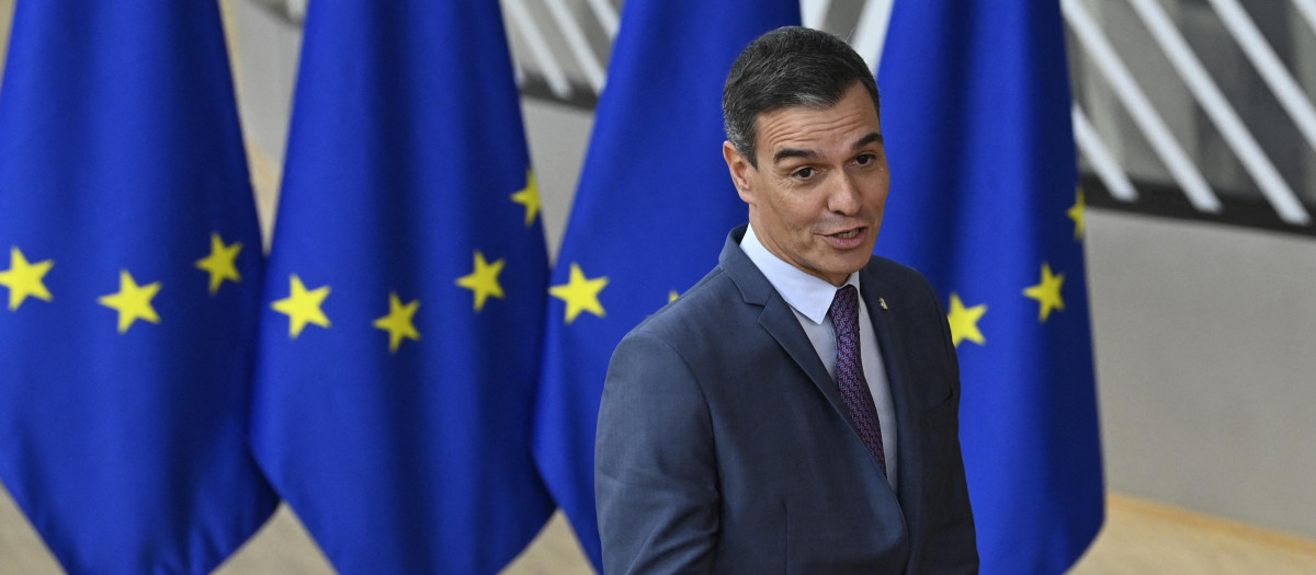 Pedro Sánchez, en la sede del Consejo Europeo