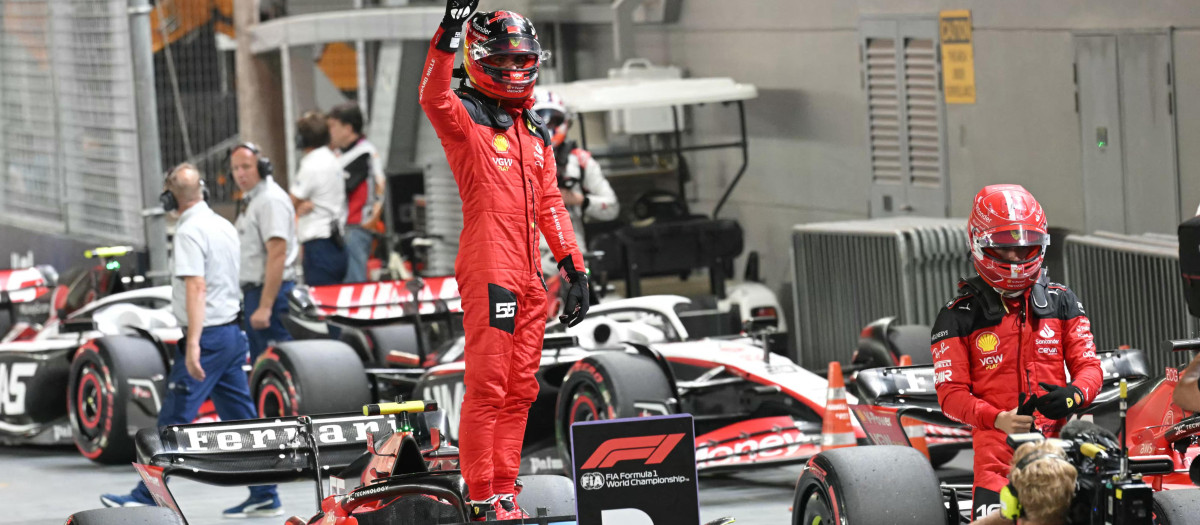 Carlos Sainz ha conseguido su segunda pole consecutiva en Singapur